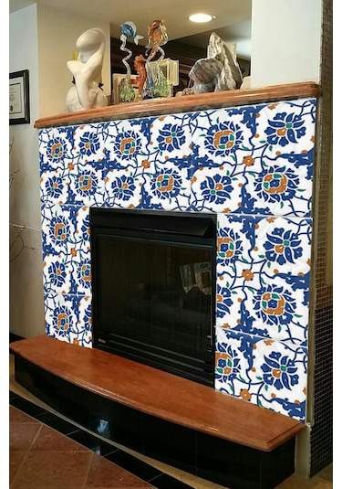 Tink Çini Desenli Pvc Karo Diğer