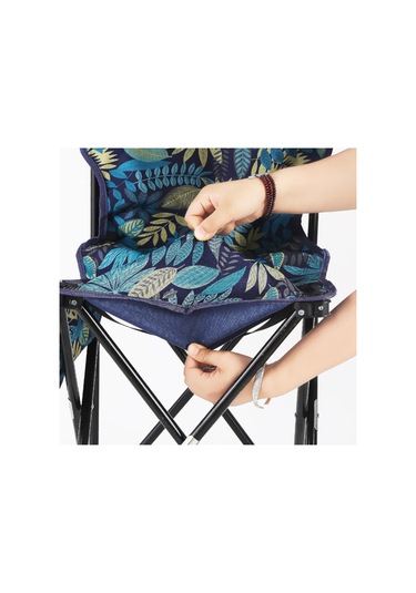 Homyl Kamp Sandalyeleri Katlanır Direktörü Lüks Balık Mavi-l Mavi L Çok Renkli