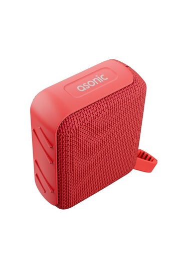 Asonıc As-03k Kırmızı Bluetooth Destekli 5w 1200mah Type-c Speaker