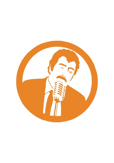 Müslüm Gürses Araba Sticker 17x17 Cm Turuncu