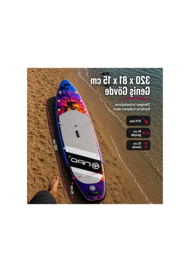 320x81x15cm Şişme Sup Paddle Board, Komple Set İle