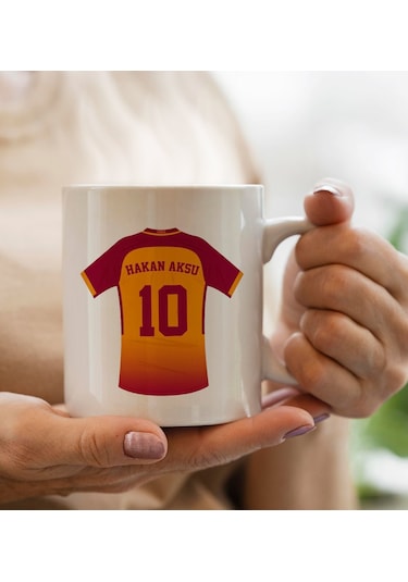 Bk Gift Kişiye Özel İsimli Taraftar Beyaz Kupa Bardak-11, Arkadaşa Hediye, Doğum Günü Hediyesi Kobitmeyencom29993 Bk Gift