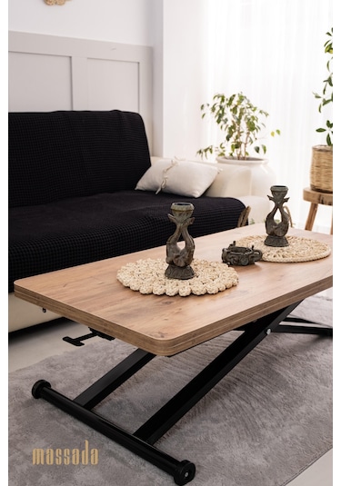 Relax Akıllı Sehpa - Çam Ahşap