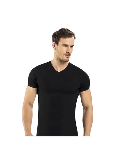 Anıt Erkek V Yaka Modal Fanila Atlet 1204 - 6 Adet 001