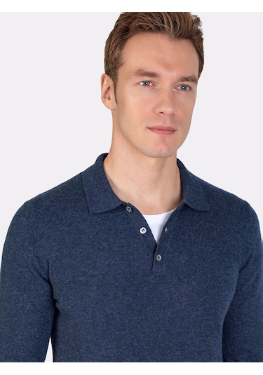 Karaca Erkek Regular Fıt Triko Kazak-indigo 113301200-150 İndigo