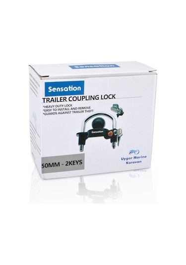 Sensation Römork Karavan Kaplin Kilidi Universal Siyah