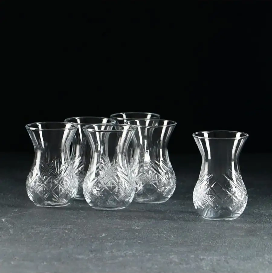 Tocka Posudy Türk Bardakları Seti, Armudu 2 Adet 171621944 Beyaz