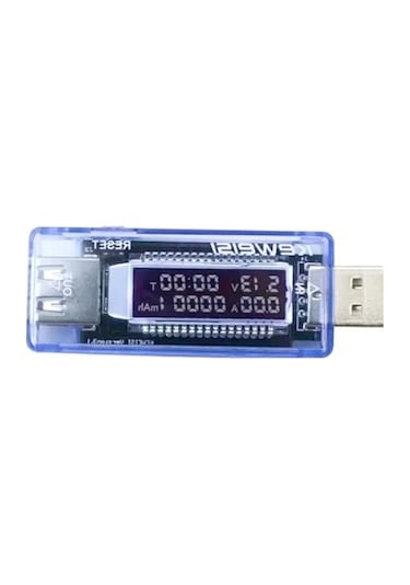 Usb Akım Ve Voltaj Ölçer - 20v, 3a Hassas Ölçüm