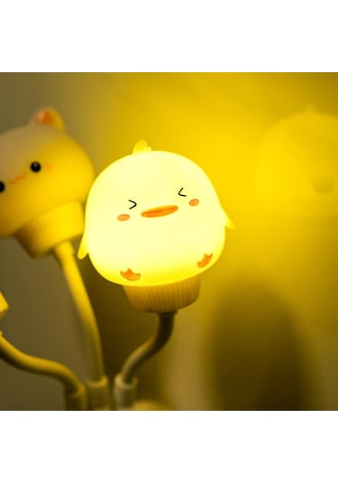 Led Usb Gece Lambası Sevimli Karikatür Gece Lambası Ayı Bebek Çocuk İçin Uzaktan Kumanda Odası Dekoru Başucu Gece Lambası 56853147 Diğer