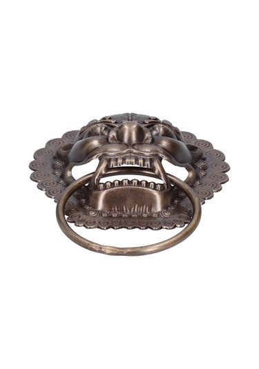 Çin Tarzı Hayvan Başlı Tokmağı Ahşap Kapı Halkası Yedek Parça Huiliang