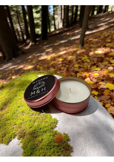 Myhand Soyawax Rose Teneke Kokusuz Mum 60 Gr Rose