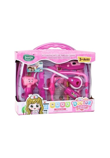 Pasifik Oyuncak Işıklı Doktor Seti Pembe Bs8602b