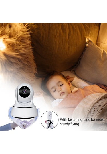 Youtek Bebek Monitörü Tutucu - 105cm Esnek Ve Dönebilir Taşınabilir Karyola Bağlantılı