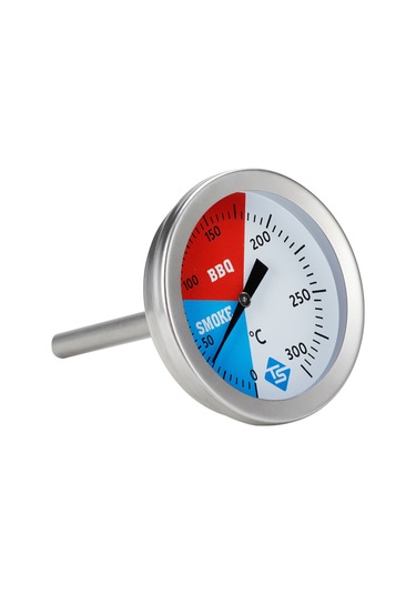 Dofolink 0-300 C Doğru Okuma Isı Ölçer, 304 Paslanmaz Çelik, Mangal-fırın-uçak Kullanıma Uygun, Kolay Kurulum, Round Dial