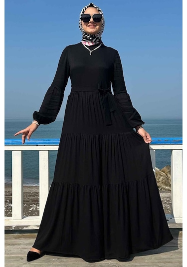 Asil Siyah Elbise Siyah