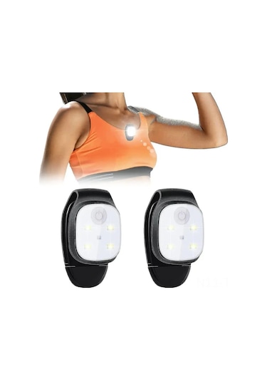 Skycity 2'li Paket Usb Şarjlı Outdoor Gece Işığı, 4 Aydınlatma Modu, 150 Lumens, Spor Ve Sürüş İçin Kolay Klip Tasarımı