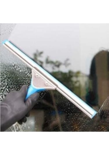 İhtiyaç Limanı Cam Silme Aparatı Metal Çekçek 45 CM + Mikrofiber Peluş Aparatı 45 CM