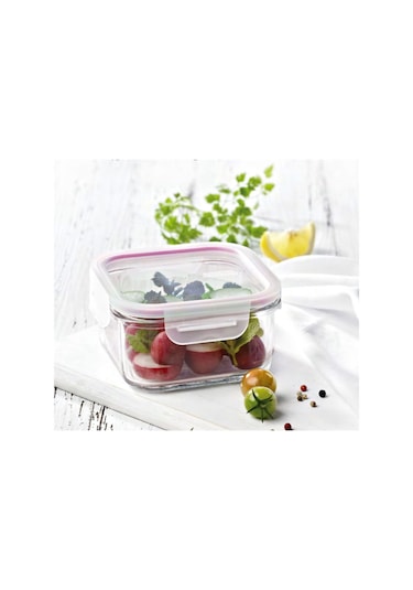 Glasslock 2'li Kare Cam Saklama Kapları