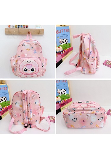 Sevimli Karikatürlü Sırt Çantası, Anaokullu İçin Hafif Ve Büyük Kapasiteli Blue