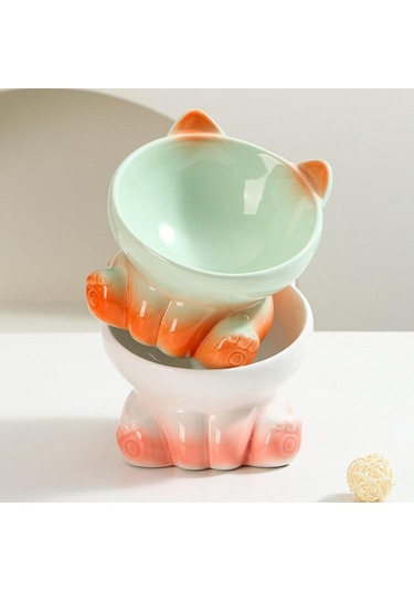 Homyl Kedi Mama Kasesi Minimalist Köpek Maması Ve Su Için