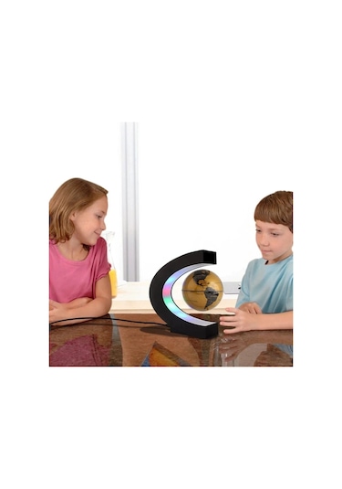 Manyetik Kaldırma Fonksiyonlu Havada Asılı Yerküre Altın