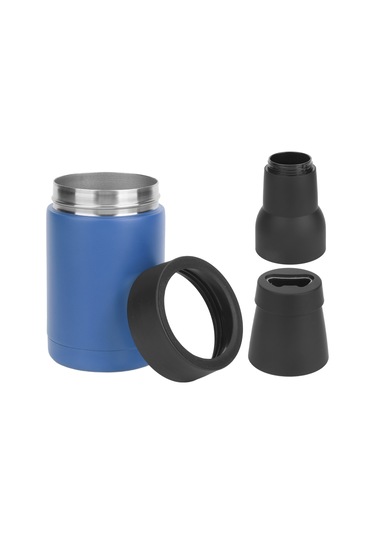 Padalink 304 Paslanmaz Çelik Vakum Izolasyonlu Bira Soğutucu 3'ü 1 Arada Açıcı Ve Denge Tabanlı 300-400ml Mavi