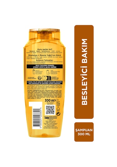 ELSEVE Mucizevi Yağ Besleyici Bakım Şampuanı 300 ml 5'li Set