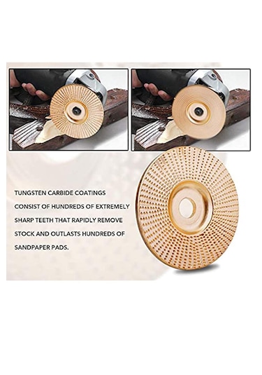 Ahşap Törpü Diski Avuç Taşlama Uyumlu Törpüleme Aşındırma 115 MM