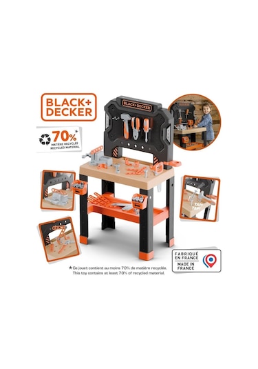 Smoby Black & Decker Bricolo Tamir Tezgahı 360739