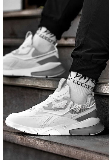 Dark Seer Ds E3.1205 Sneaker 2025 Erkek Beyaz-açık Gri