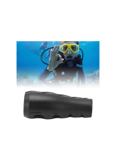 Kangvka Su Dalış Regülatör Boru Koruyucu, Pvc Malzeme, Delikli Tasarım, Lif Sağlama, Hafif Ve Taşınabilir, Siyah