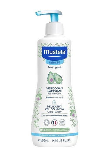 Mustela Organik Avokado İçerikli Yenidoğan Saç Ve Vücut Şampuanı