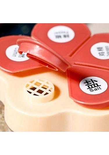 Pazly Gri Beşi Bir Arada Mutfak Baharat Kutusu, Tuz Tankı, Ev Baharat Tankı, Mutfak Malzemeleri Gri Gri