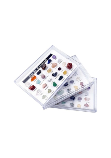 24 Parça Advent Takvimi Mineral Kaya Noel Geri Sayım Oyuncakları Kristal Mücevher Koleksiyonları Hediyeler