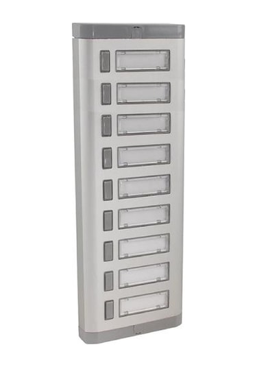 Mutlusan - 9 Lu Alüminyum Zil Butonu 1.kalite