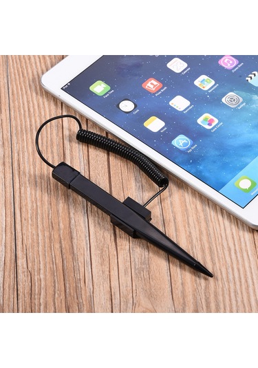 Yaozixa Yüksek Hassasiyetli Kapasitif Dokunmatik Kalem - Araç Navigasyonu, Pos Ve Terminal Cihazları İçin Ekran Koruyucu Yumuşak Uçlu, Dayanıklı Plastik Konstrüksiyon Ve Sabitlenebilir Kanca İle