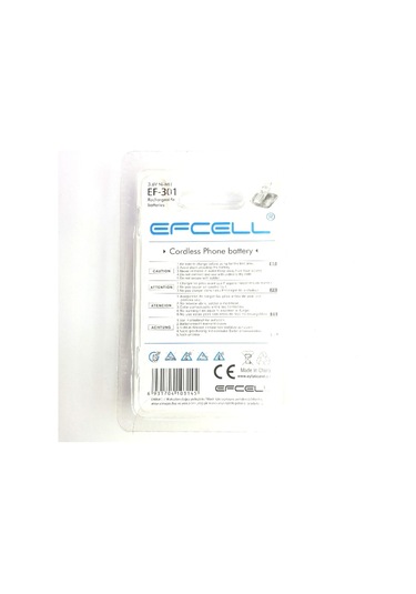 Efcell 3.6V 350 Mah Ni-Mh Şarjlı Telsiz Telefon Pili Ef-301