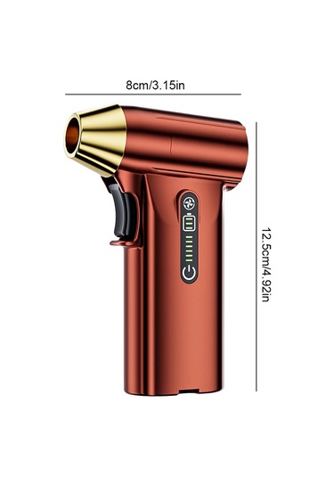 130000 Rpm Mini Turbo Jet Fan Tip-c Şarj Fırçasız Motor El Kanal Fanı Hava Red