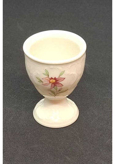 Klasik Gül Vintage Yumurtalık 1 Adet Beyaz - Kırmızı