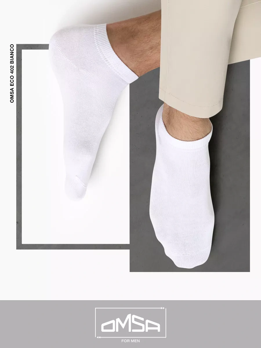Omsa Pamuklu Kısa Yaz Çorapları 5'li Set 91726293 Beyaz