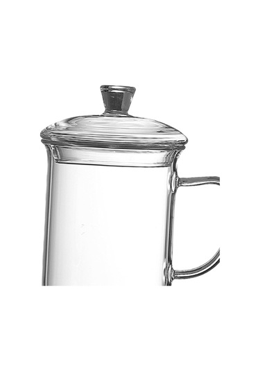 Suntek Meyve Suyu Cappuccino Süt 400ml Için Saplı Cam Kahve 400-ml