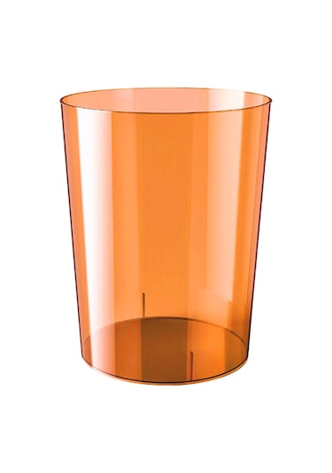 Suntek Magideal Çöp Sepeti Şeffaf Minimalist Çöp Kovası Tuvalet Gri