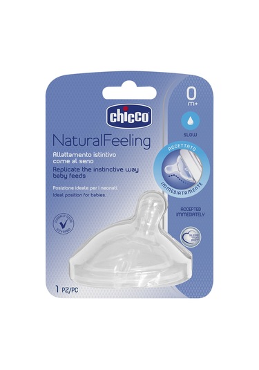Chicco Natural Feeling Biberon Emziği 0Ay+ Normal Akış / Tekli
