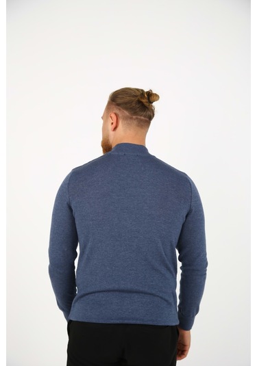 Erkek Brango Yarım Balıkçı Boğazlı Triko Kazak 001