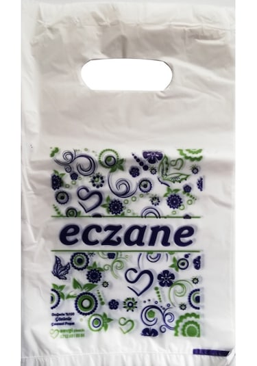 Bio Eczane Poşeti Baskılı Tabletlik Poşet 17x30 cm 1 Kg x 500'lü