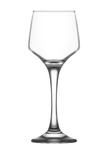 LAV Lal Cam Likör Kadehi 6'lı 80 ml Ayaklı (Şerbet Bardağı )