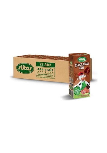 Sütaş Çikolatalı Süt 27 x 200 ML