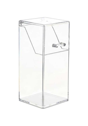 Dancemonkey Şeffaf Akrilik Toz Geçirmez Fırça Organizatörü Kozmetik Fırçalar Kaş Kalemi Depolama Kutusu Kapaklı Diğer