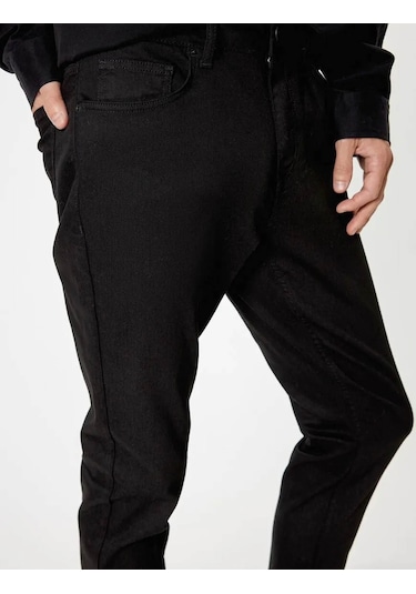 Koton Erkek Jean Pantolon Siyah 5wam40024nd 25ky59000098 Y5901 Siyah