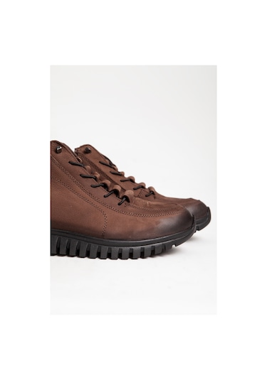 Hammer Jack Erkek Comfort Yarım Bilek Casual Bot Gerçek Deri Hj 18810m Nubuk Kahve Null